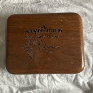 Schrade Cutlery Commemorative Knife Box